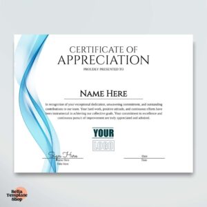 Employee Appreciation Certificate